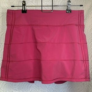 Lululemon Pace Rival Pink skirt size 4